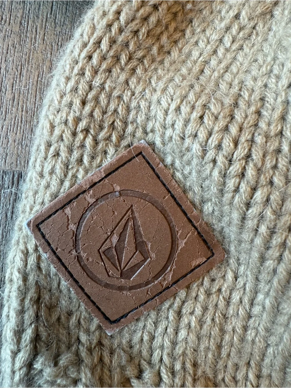 Volcom Deer Animal Knit Beanie + Gray Cable Knit Winter Hat Bundle Adult OS